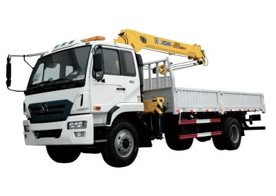 V7X Cargo Truck w/ 10 Ton XCMG Crane Boom 380 HP