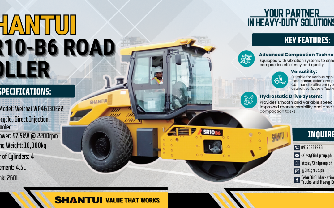 Shantui SR10 B6 Road Roller